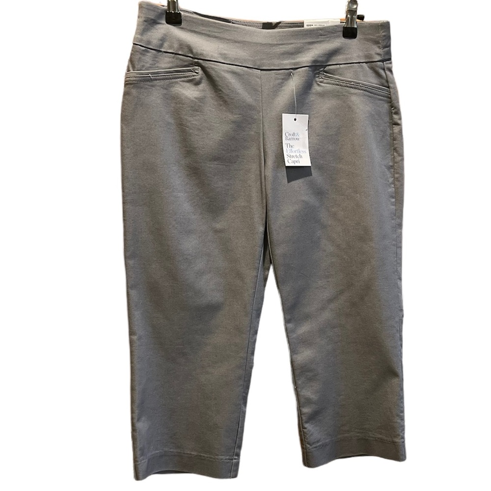 Croft & Barrow Capri Pants. Effortless Stretch. Size 14R. NWT